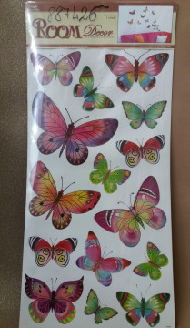 Tarka pillangók 1- öntapadós dekor