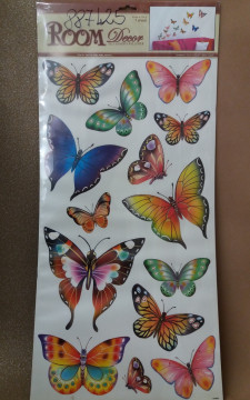 Tarka pillangók 2- öntapadós dekor